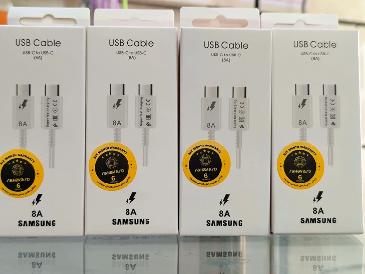 کابل شارژ سامسونگ S24 Ultra طول ۱ متر سوپرفست ساخت ویتنام