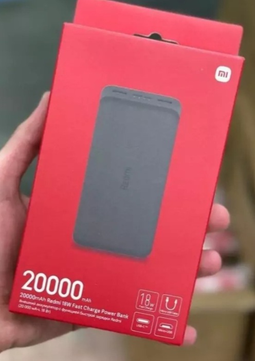 پاوربانک شیائومی اورجینال Redme PB200LZM  ظرفیت۲۰هزار + 6 ماه گارانتی شرکتی